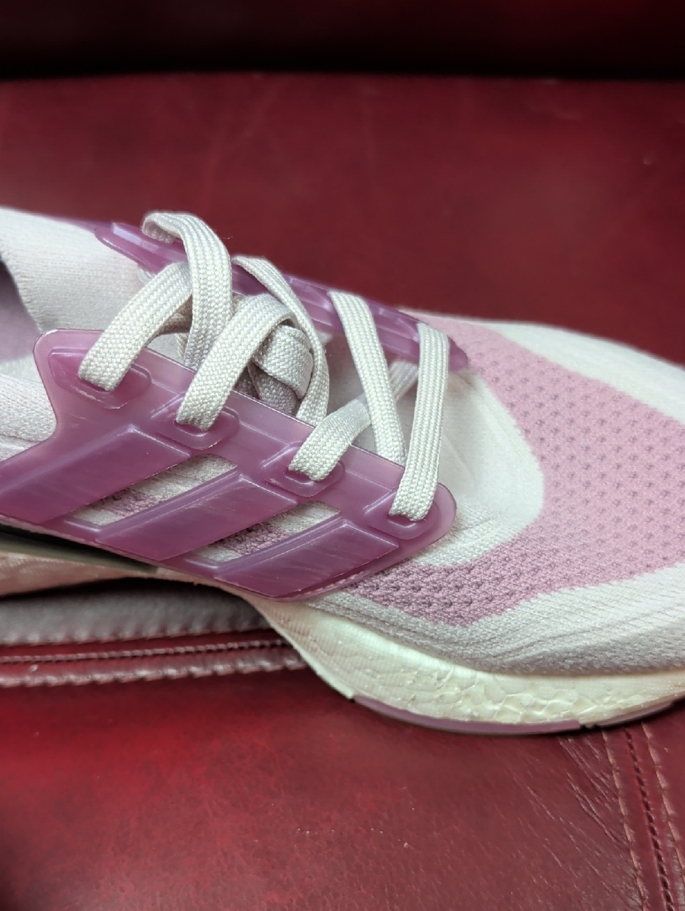 Adidas Ultraboost 21 Ice Purple Athletic Running Shoes Women's Size 8 - Picture 4 of 11